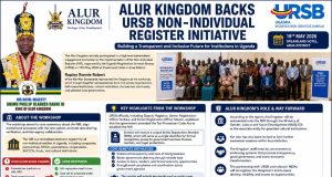 Alur Kingdom Backs URSB Non-Individual Register Initiative