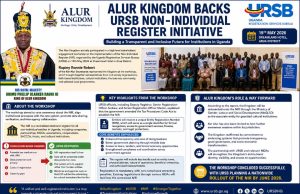 Alur Kingdom Backs URSB Non-Individual Register Initiative